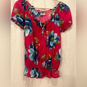 Hollister Flower Blouse